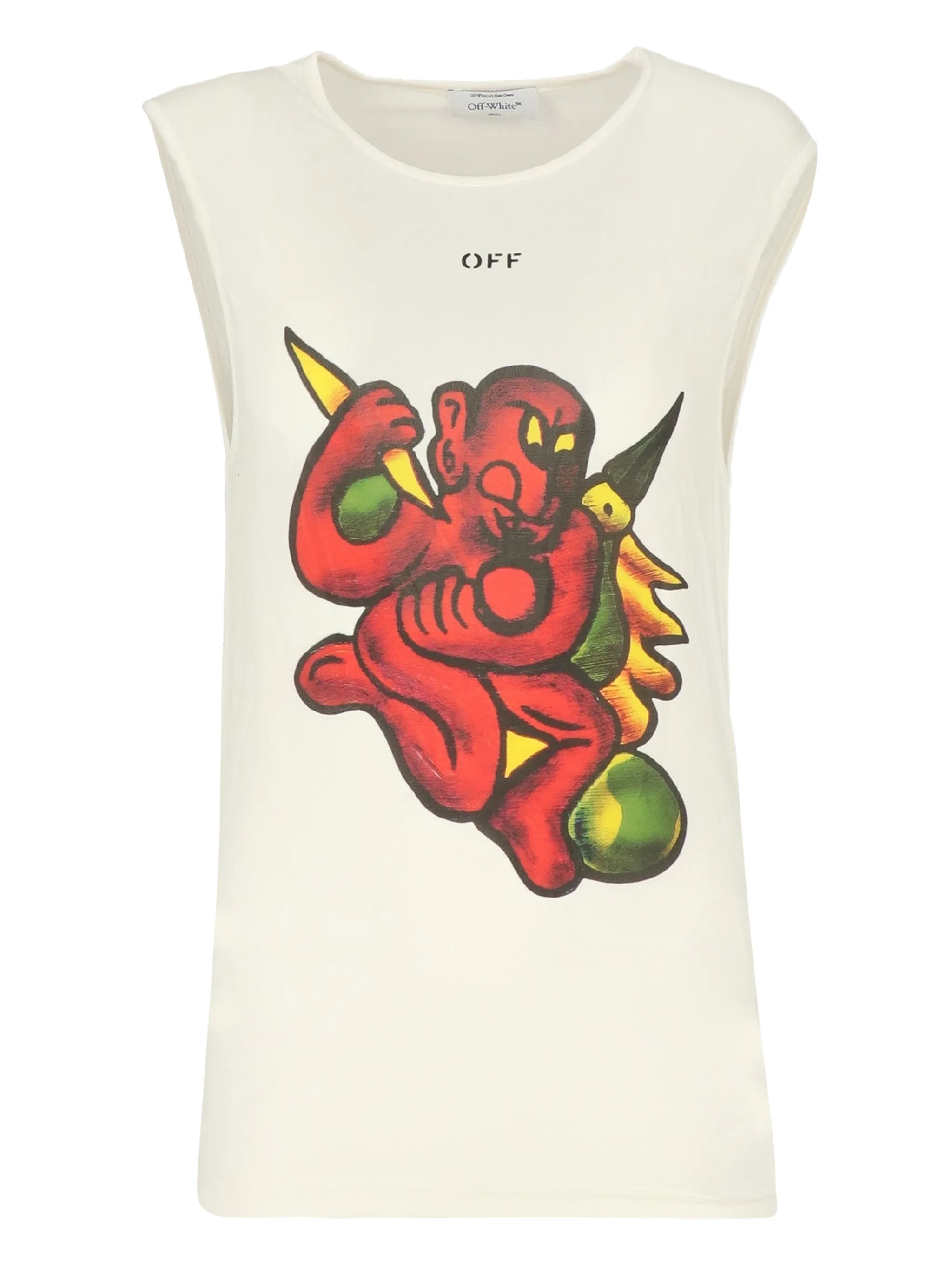 

Футболка с графичным принтом Off-White, белый