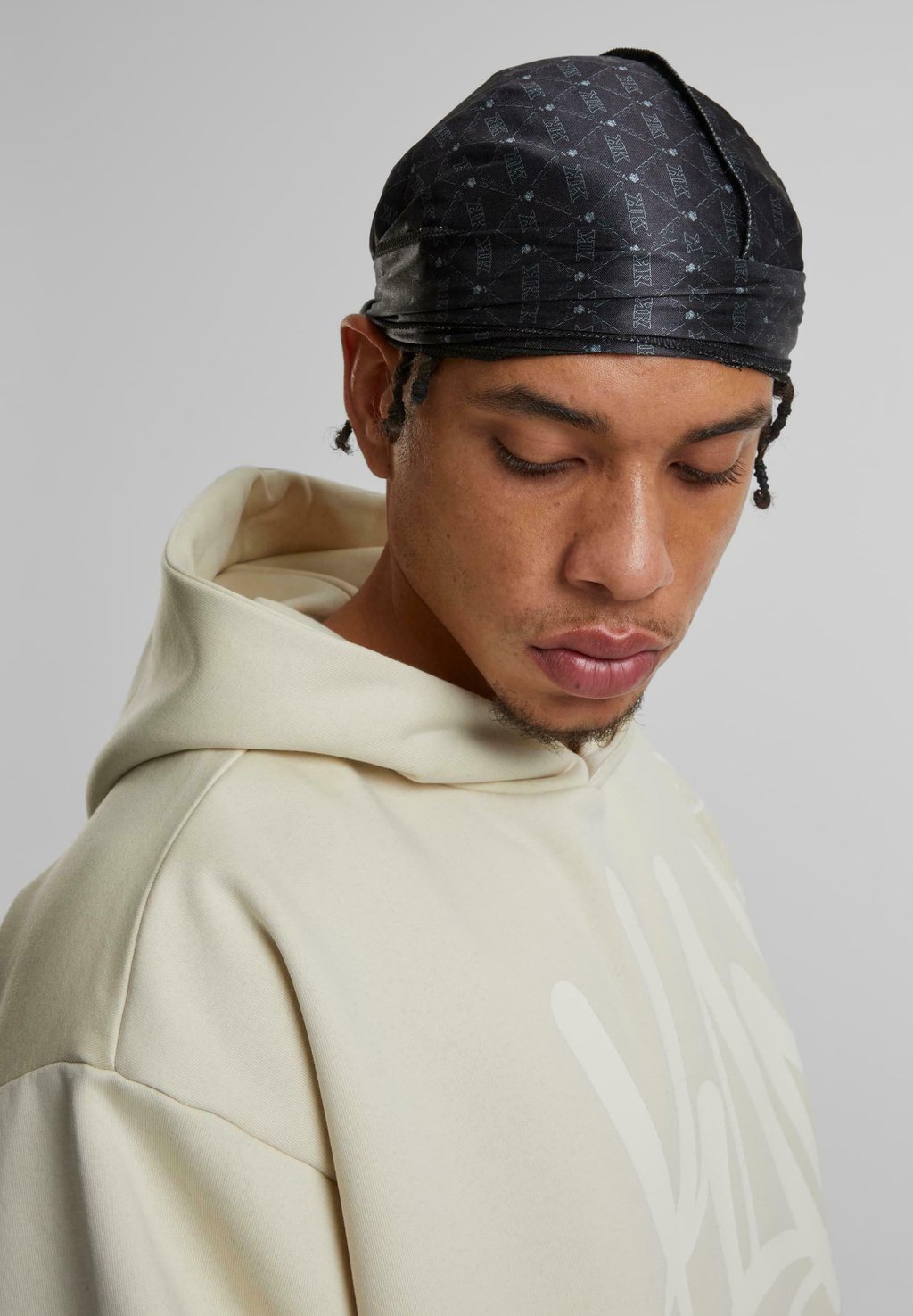 

Платок на голову MONOGRAM DURAG Karl Kani, темно-серый
