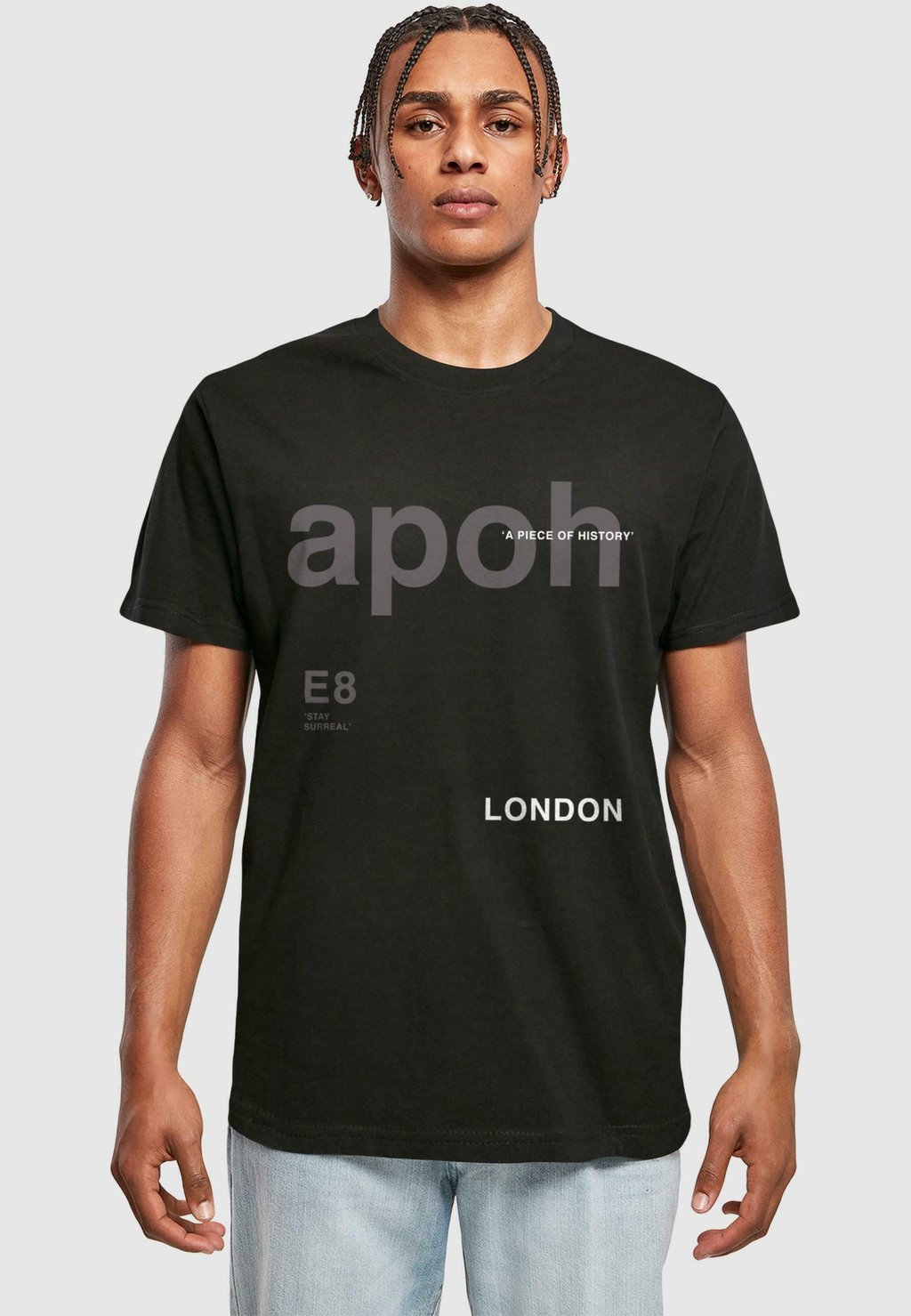 

Футболка с принтом APOH LONDON SLOGAN Merchcode, черный