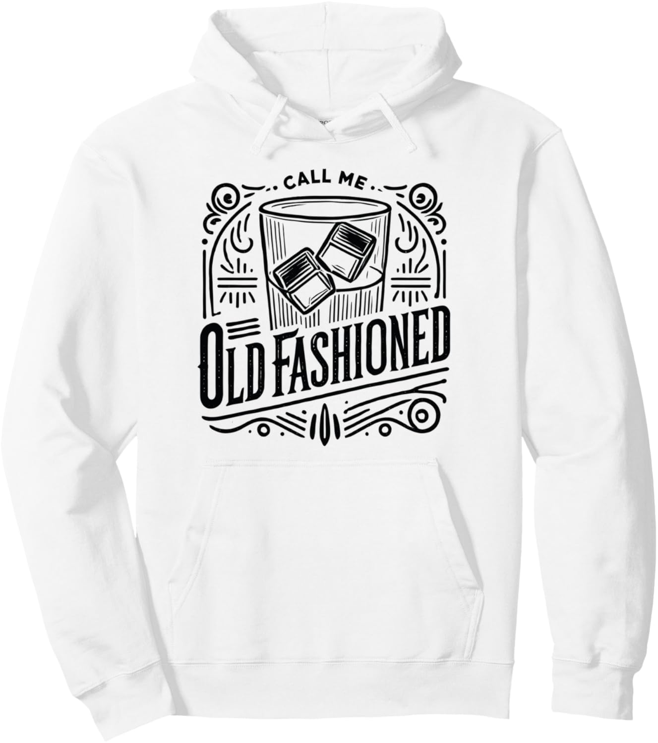 

Толстовка с надписью «Call Me Old Fashioned Whiskey Cocktail Drink Mixologist» Cocktail Enthusiast Apparel, белый