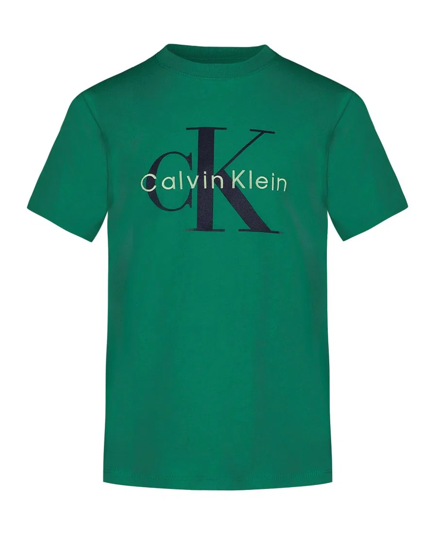 Детская футболка с круглым вырезом и монограммой, размер 8-16 Calvin Klein