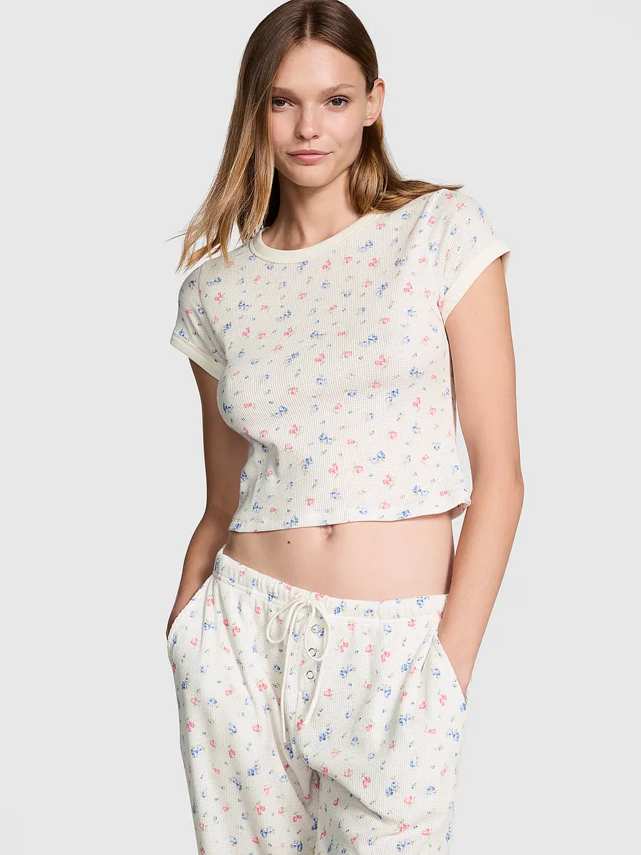 

Хлопковая футболка «Бруклин» Pink By Frankies Bikinis, цвет Sunday In Spring