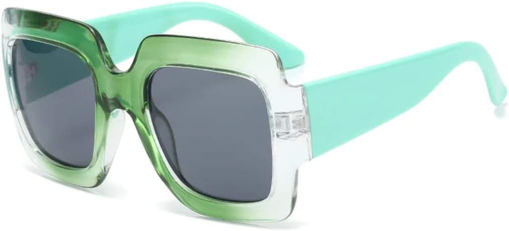 

Солнцезащитные очки с защитой UV400 | Увеличенные линзы с леопардовым принтом | Для женщин и мужчин | Для занятий спортом на открытом воздухе и вождения DSVIGF, Green Gray