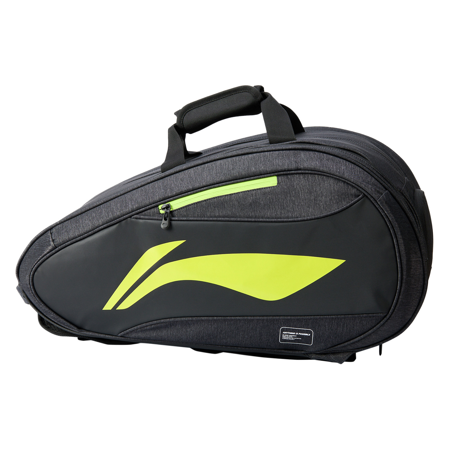 

LINING Полиэстеровая спортивная сумка унисекс черная, Черный, LINING Полиэстеровая спортивная сумка унисекс черная