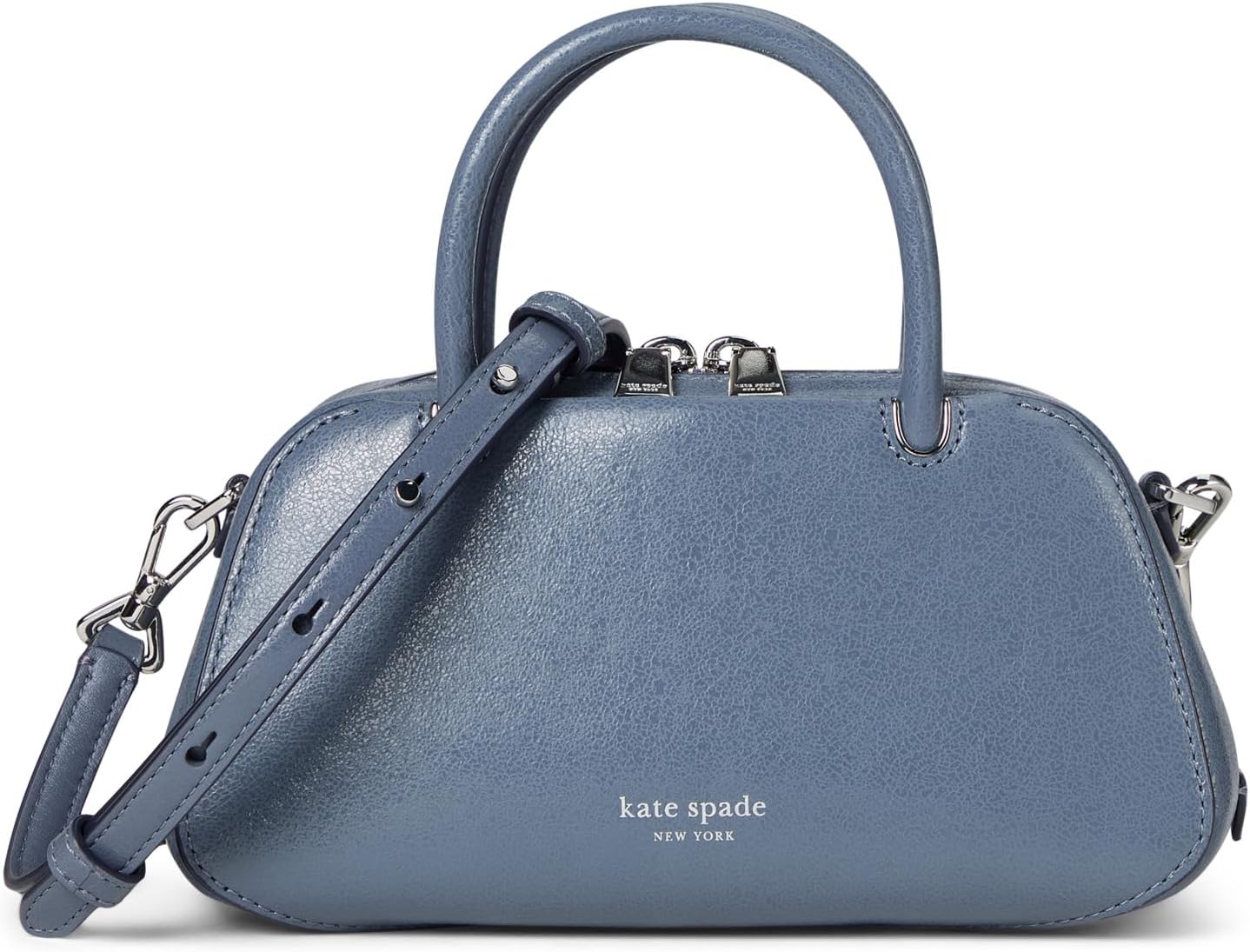 

Сумка Kate Spade New York Grace Glazed Leather Mini Bag, цвет Cinder Grey