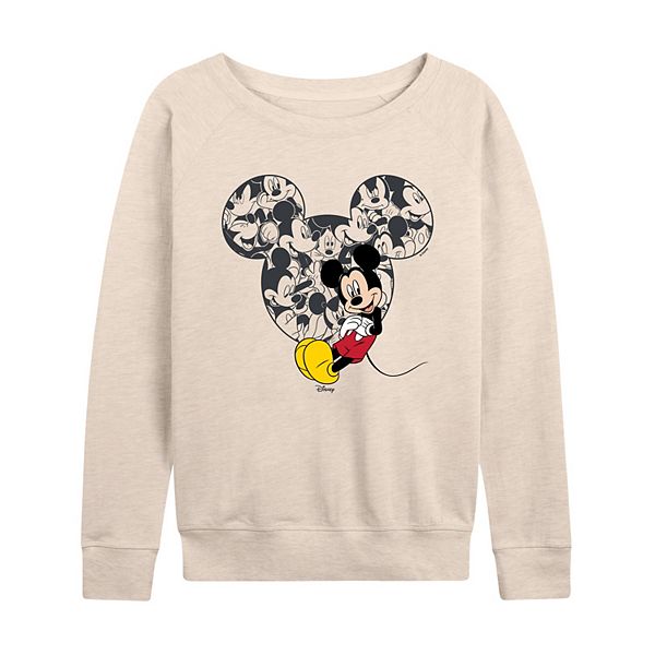 

Женская футболка с длинным рукавом Mickey Mouse из френч терри Disney
