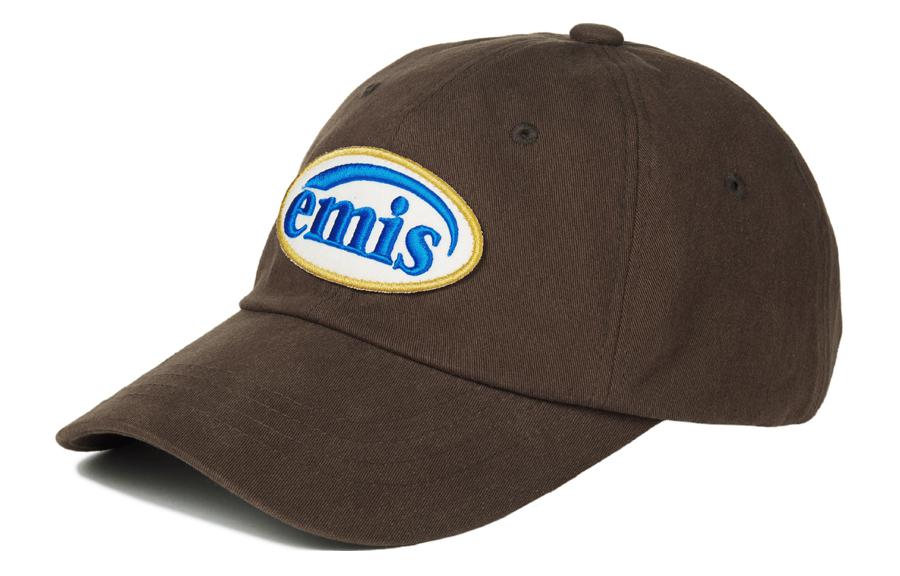 

Emis Хлопковая бейсболка унисекс коричневая, Brown