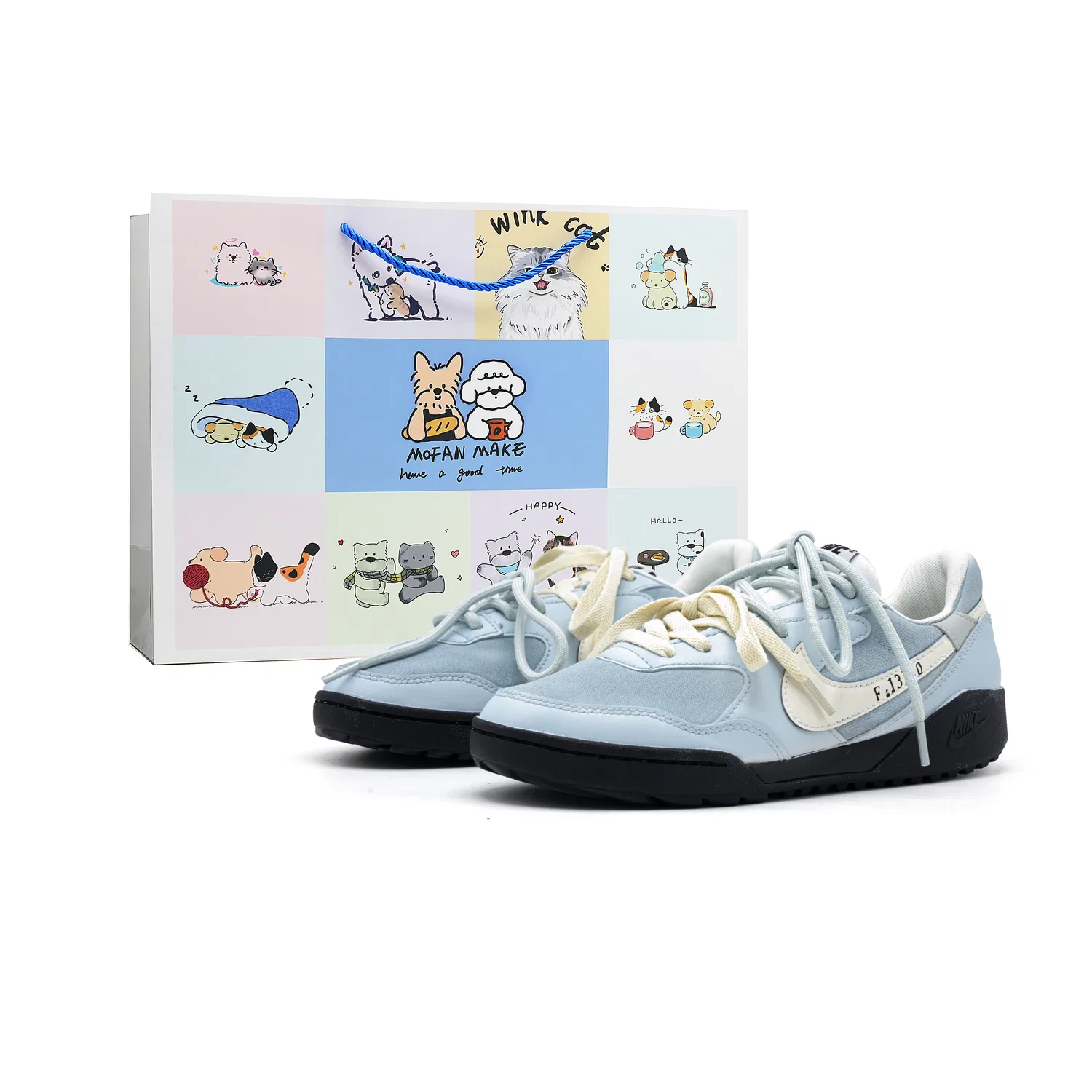 Кроссовки скейтбордические Nike Terra Manta Light Blue