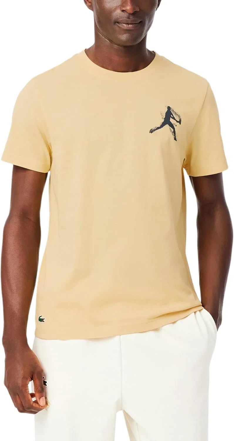 Футболка и кепка Lacoste Tennis X Novak Djokovic Pack, Soya/White
