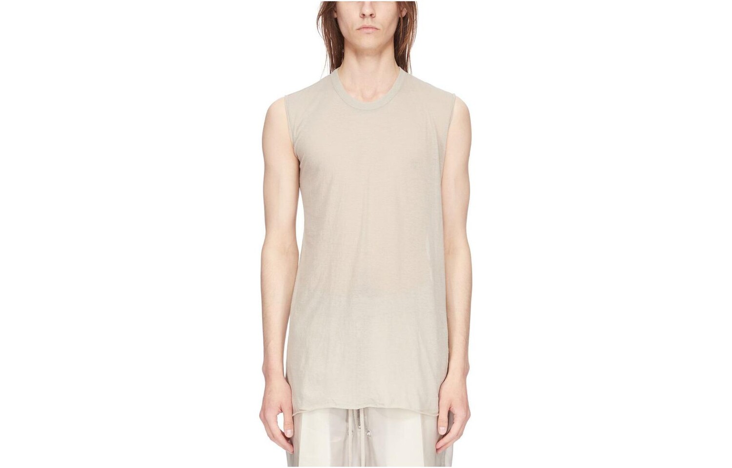 

Футболка мужская жемчужно-белая Rick Owens, белый