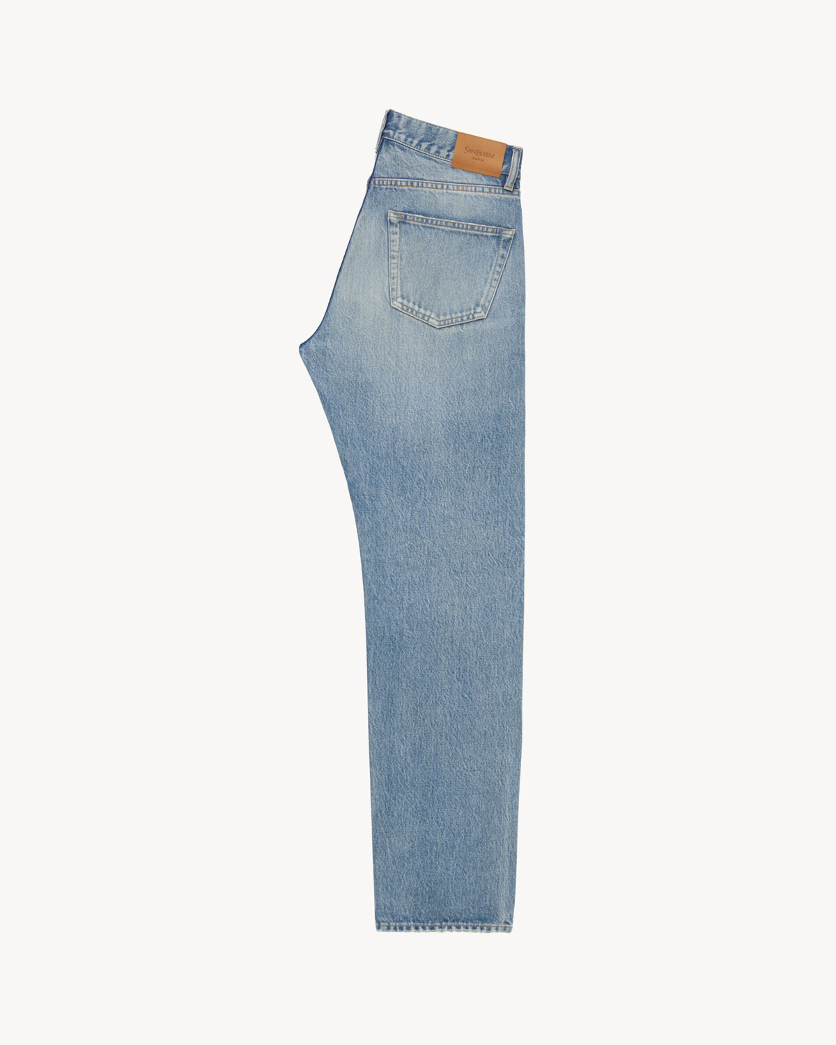 Джинсы MICK длиной в полный рост из денима цвета nonza blue SAINT LAURENT, синий — фото 2