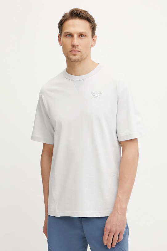 

Хлопковая футболка Reebok Classic, серый
