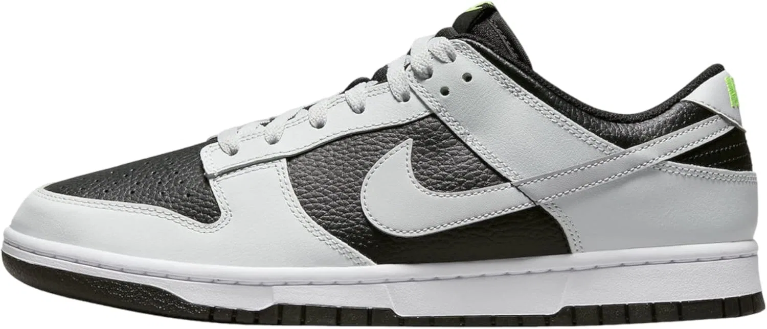 Кроссовки мужские Nike Dunk Low, цвет Black/Photon Dust/Volt/White