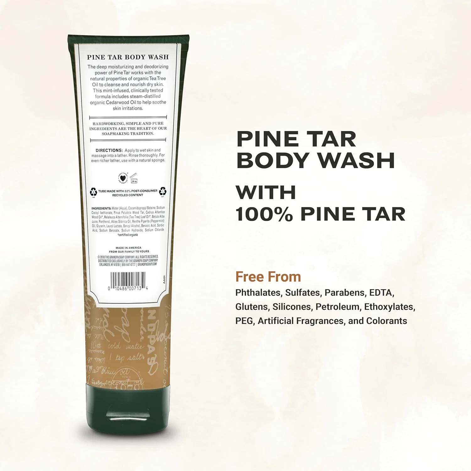 Гель для душа Pine Tar от Grandpa Soap The Grandpa Soap Company — фото 2