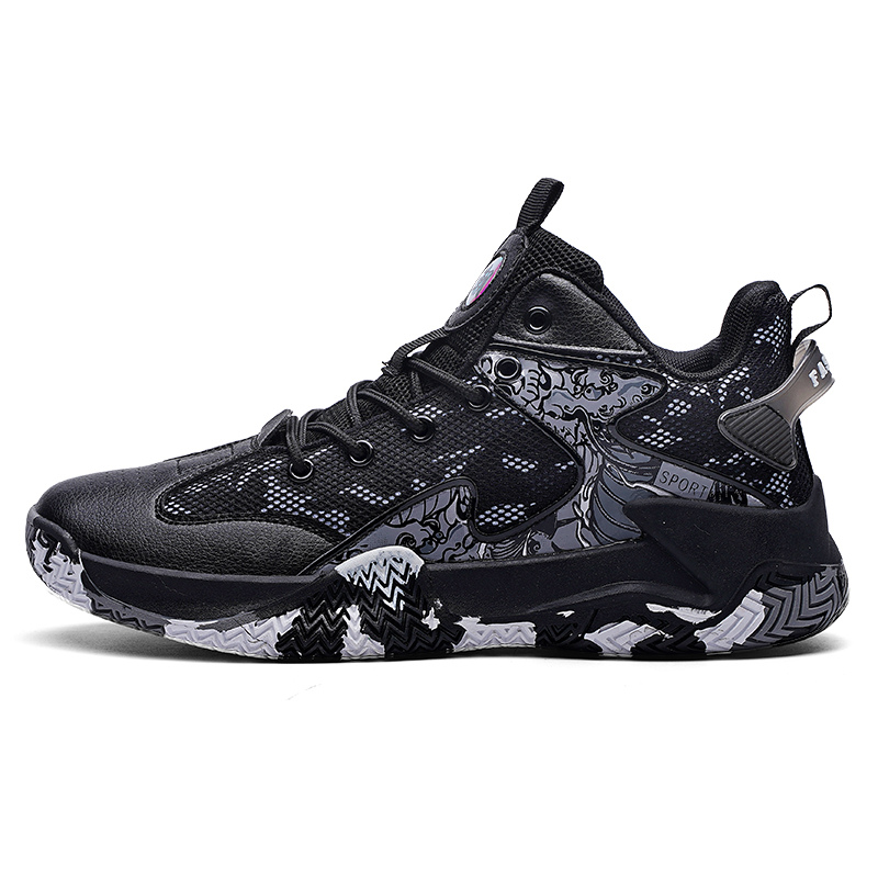 

TONYBEAR Высокие баскетбольные кроссовки унисекс черные, цвет Black