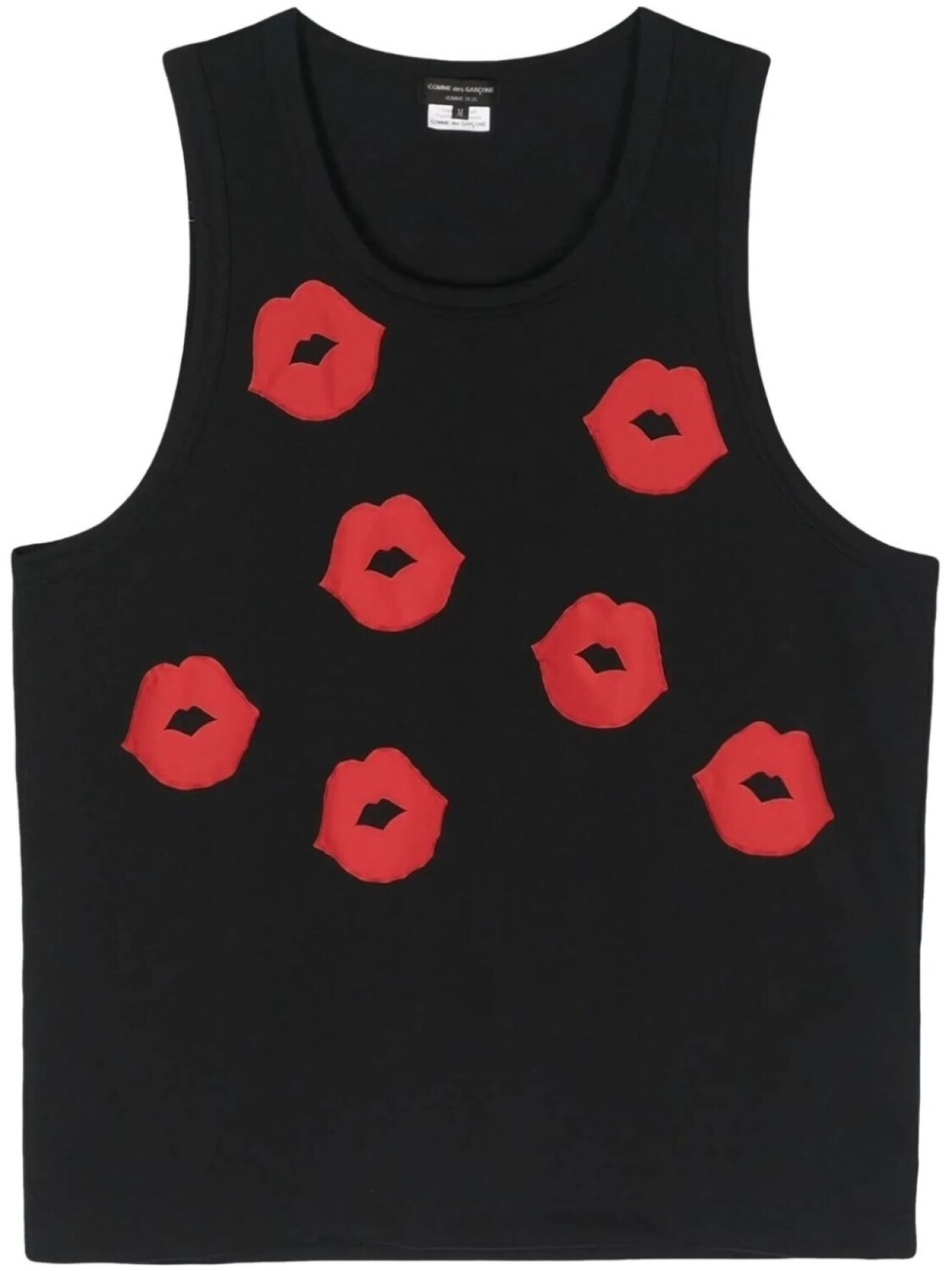 

Майка с принтом губ Comme Des Garçons Comme Des Garçons, черный