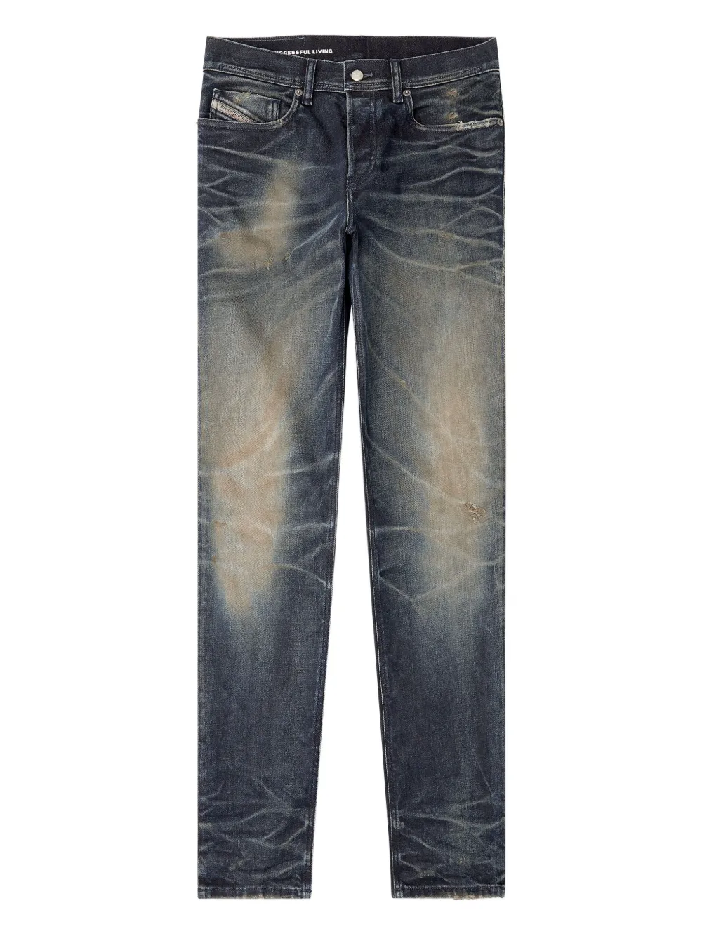 

Прямые джинсы 2023 D-Finitive 09m46 Diesel, синий