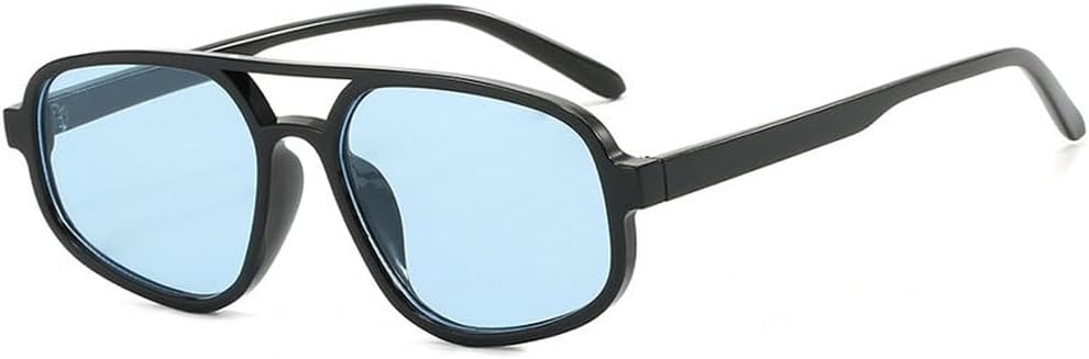 

Модные солнцезащитные очки «кошачий глаз» с двойной перемычкой, женские, ретро, ​​с леопардовым градиентом, защита от ультрафиолета UV400, мужские, трендовые солнцезащитные очки WNCKSQ, Black Blue