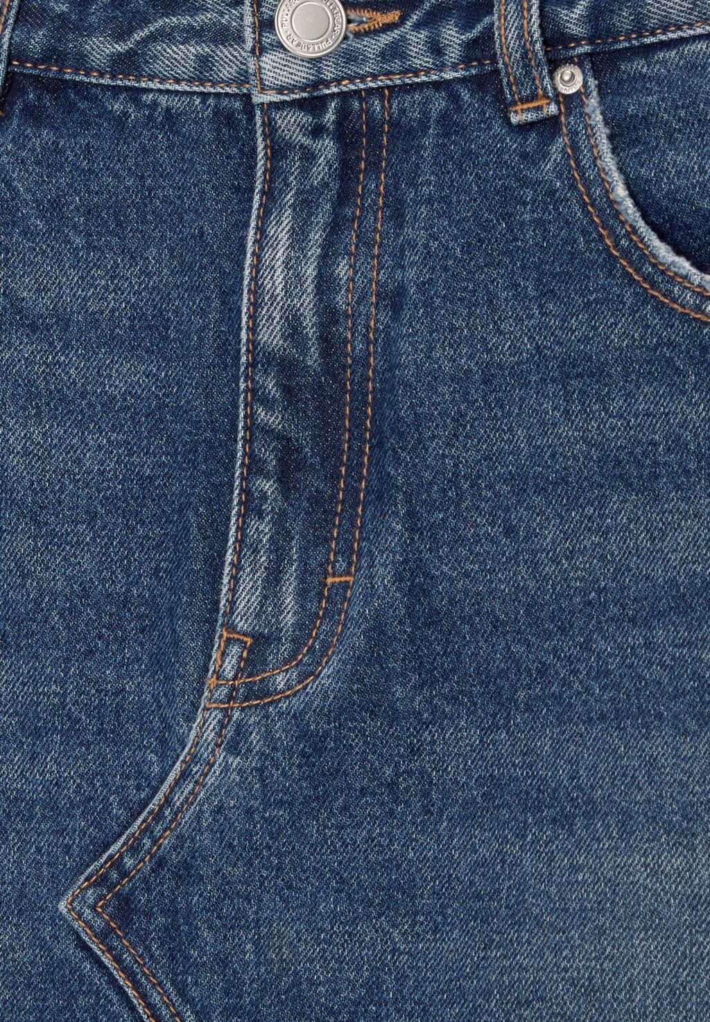 

Юбка из денима PULL&BEAR, синий деним