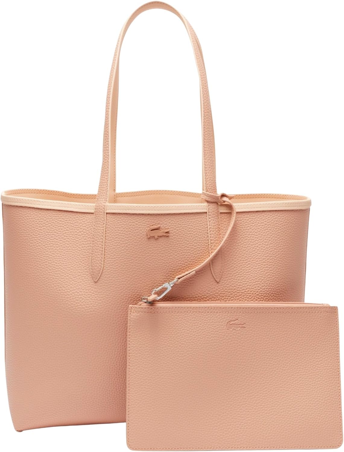 

Женская сумка-тоут Lacoste Anna Reversible с чехлом, цвет: ангора, латте, один размер