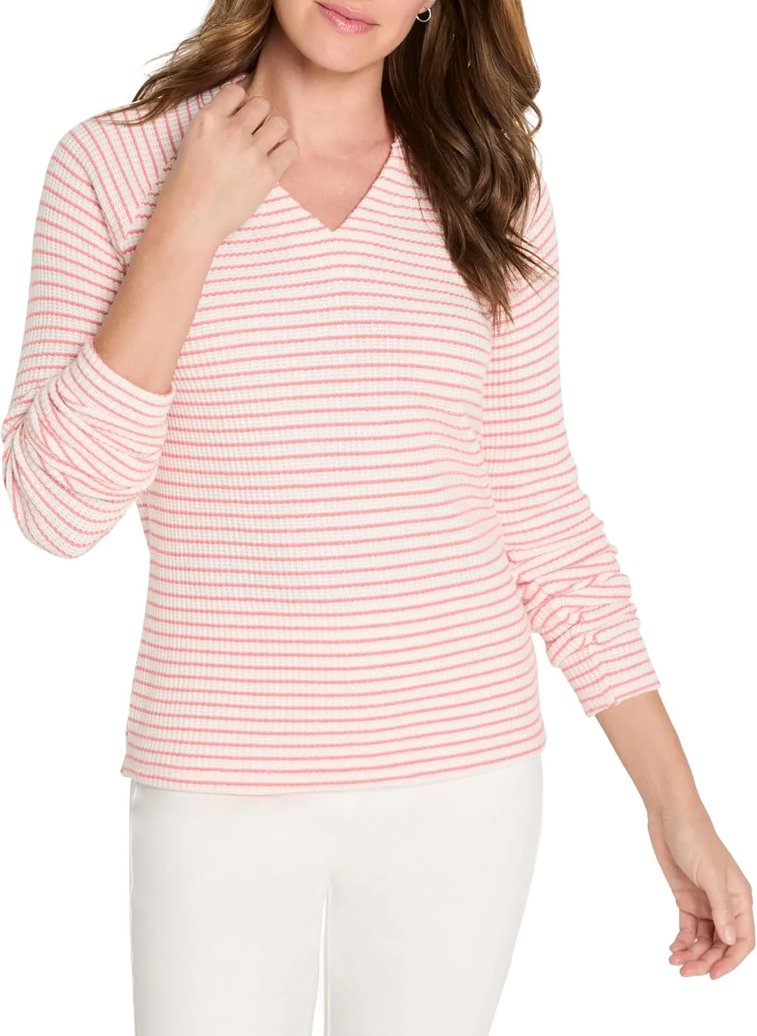 

NIC+Zoe женский мягкий термо топ с разрезом на шее