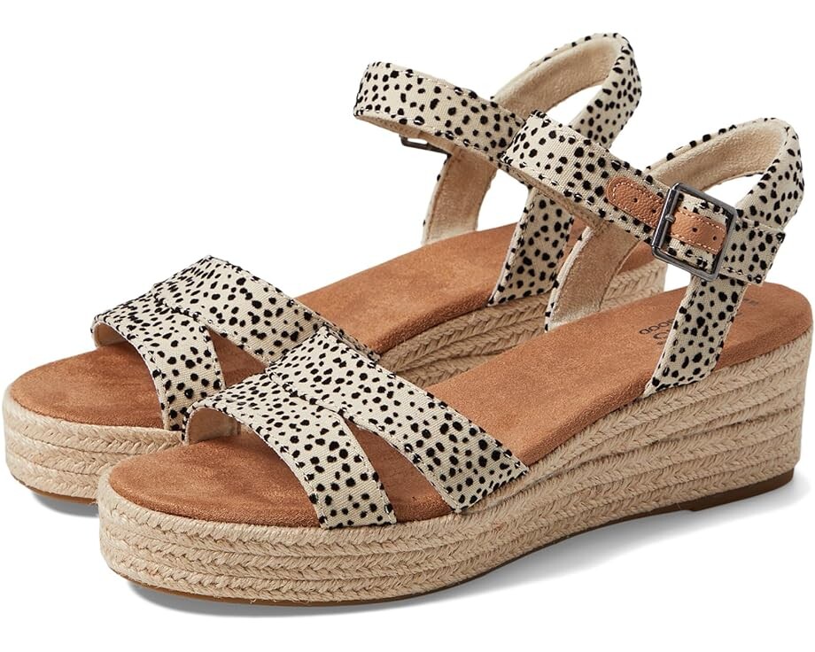 

Туфли TOMS Audrey, цвет Fog Flocked Mini Cheetah