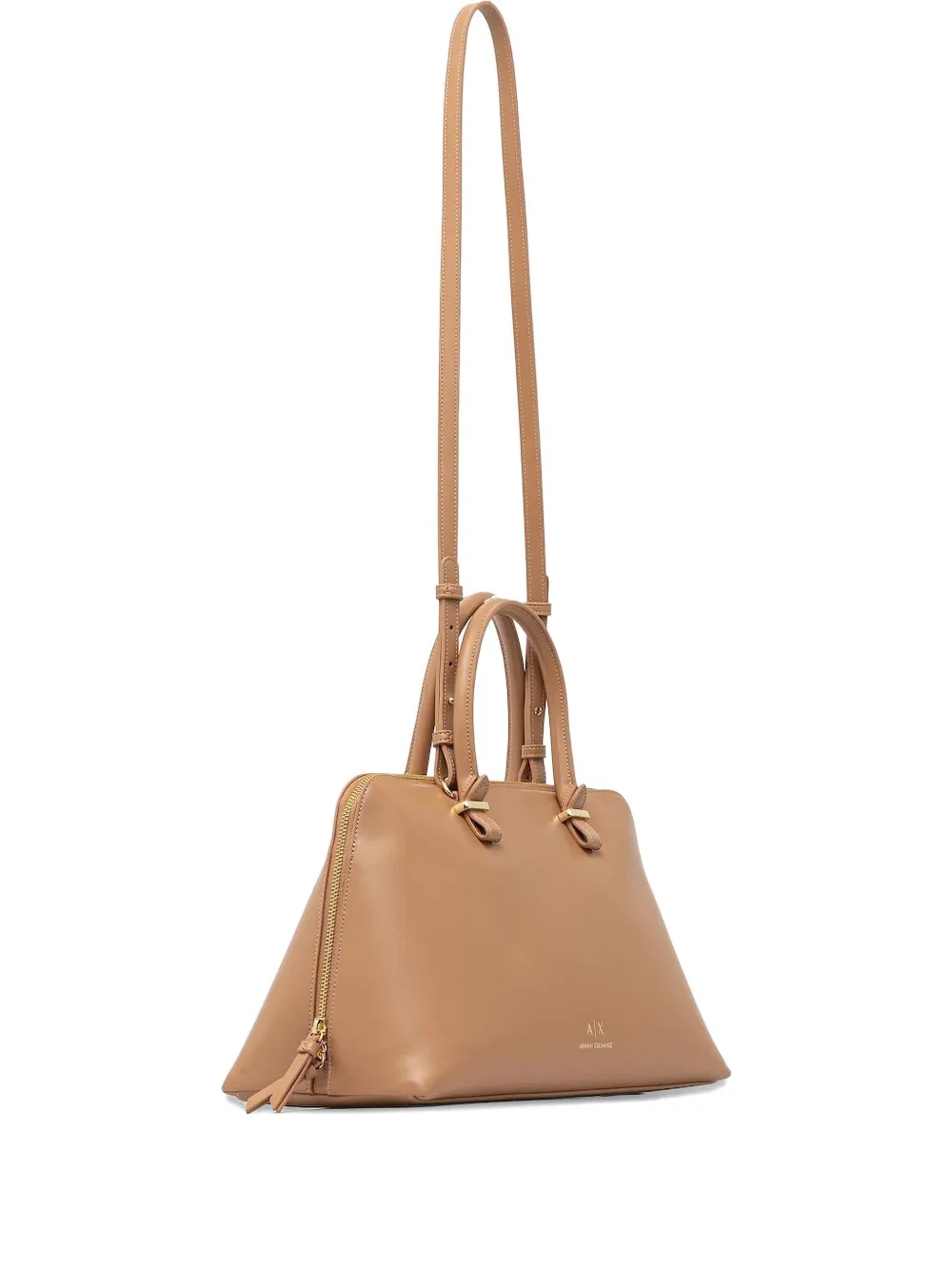 

Сумка-шоппер с верхней ручкой и застежкой-молнией Armani Exchange, коричневый