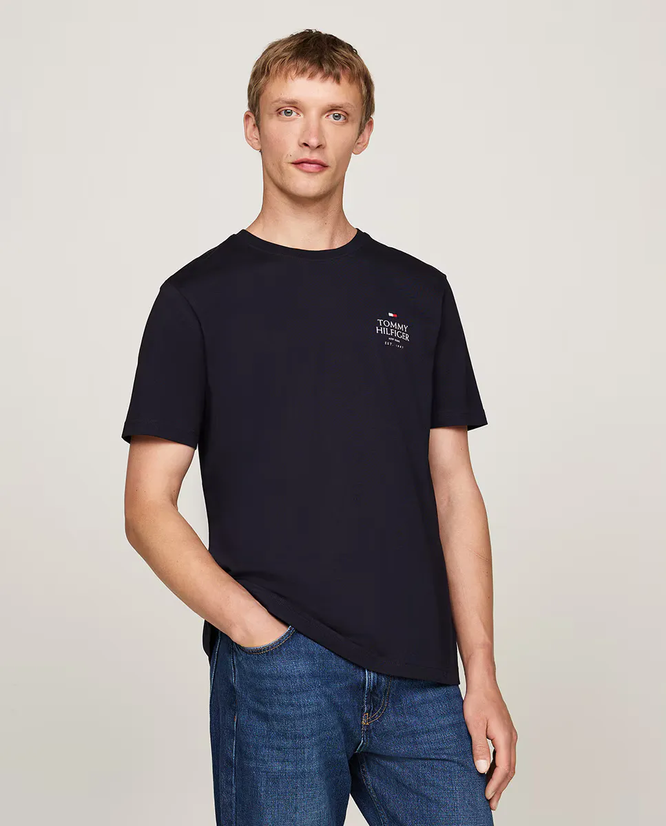 

Мужская футболка с коротким рукавом Tommy Hilfiger, темно-синий