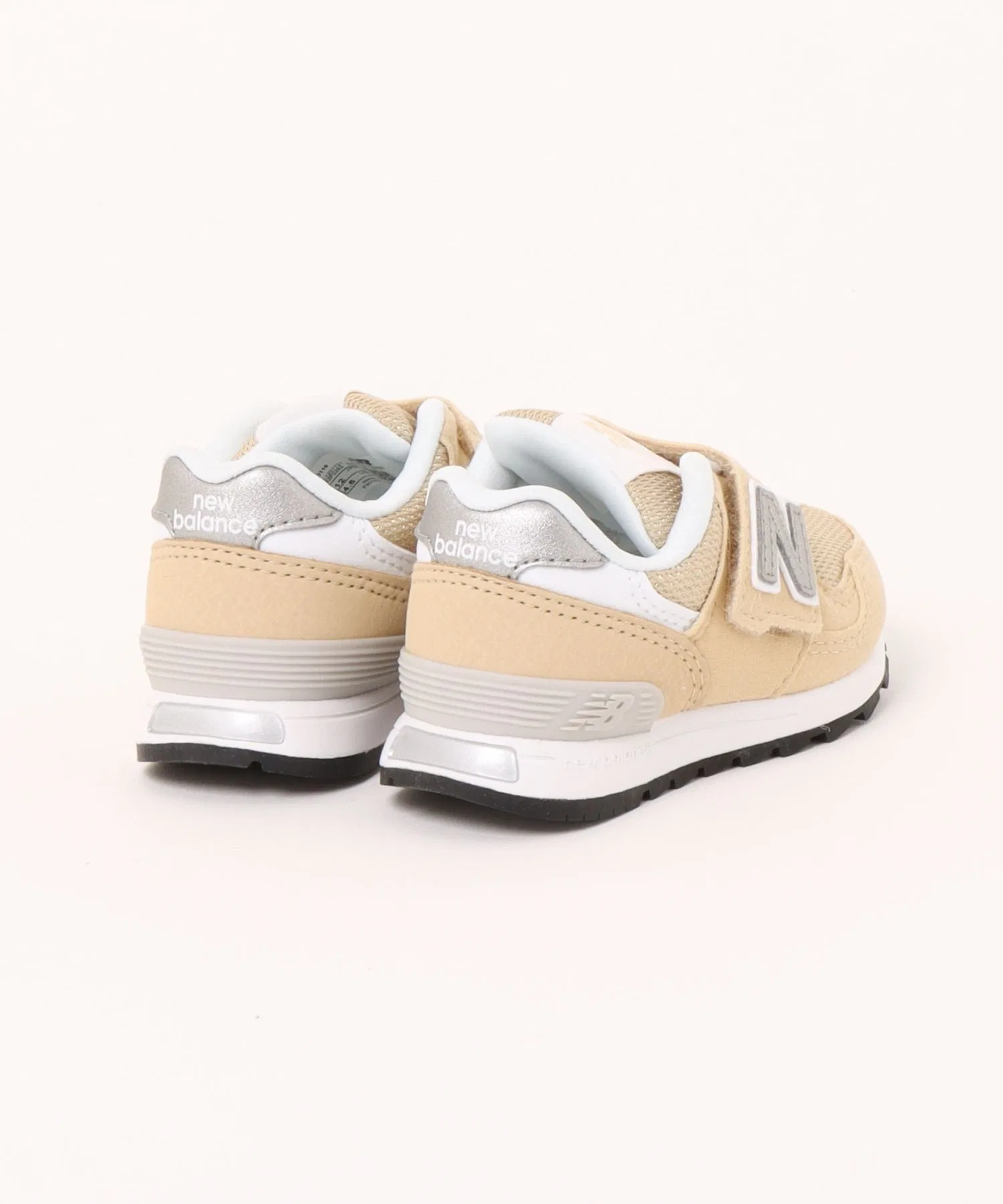 Детские кроссовки New Balance I313 V2 с липучкой бежевые — фото 2