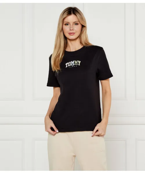 

Футболка университетской команды Regular fit Tommy Jeans, черный