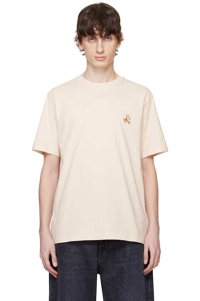 

Футболка комфортная Speedy fox patch Maison Kitsuné, серый