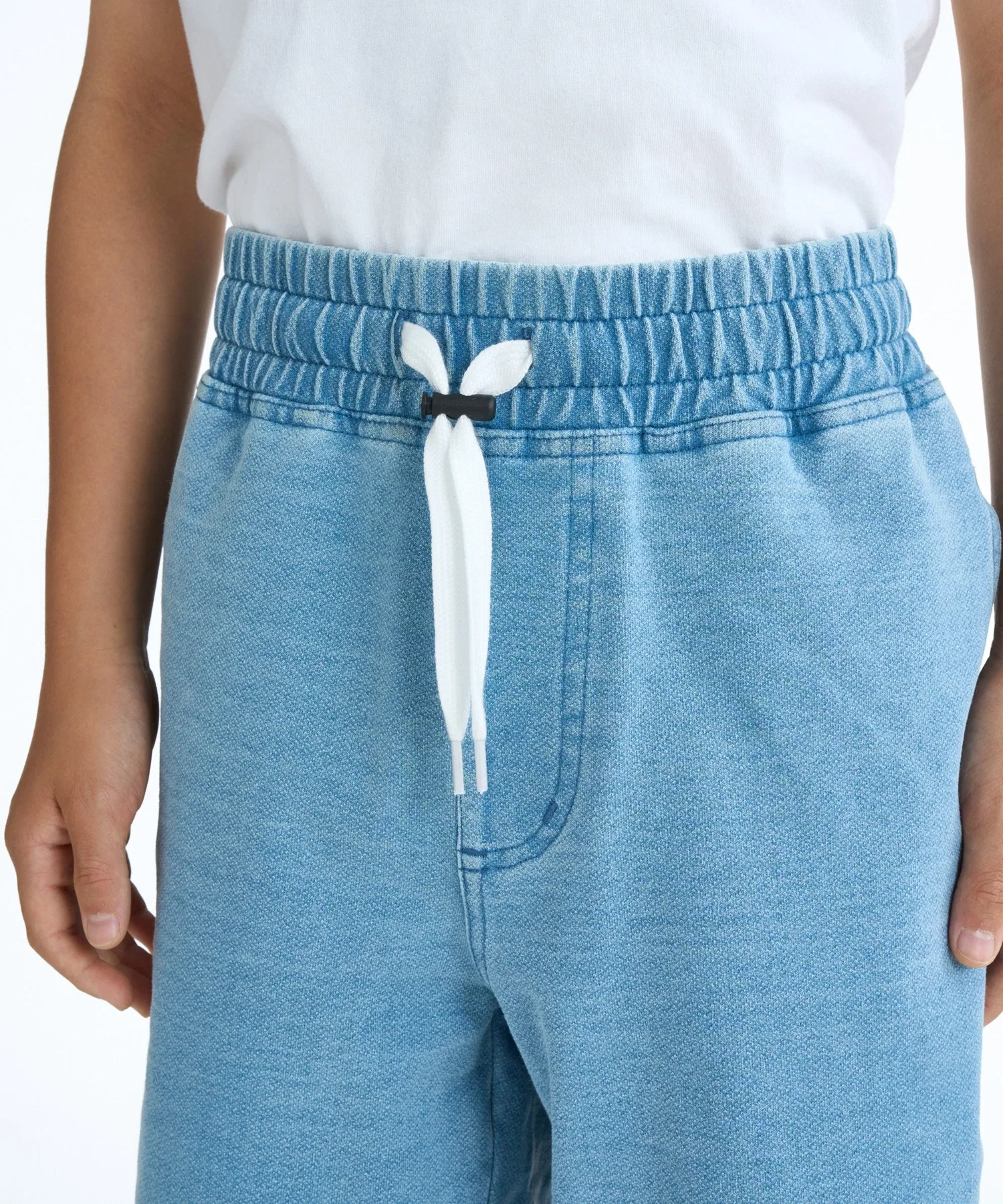 Детские шорты DC SHOES Kids 26 KD JS SHORT Shorts [модель весна/лето 2026] / Джинсовые шорты из трикотажа с завязками — фото 3