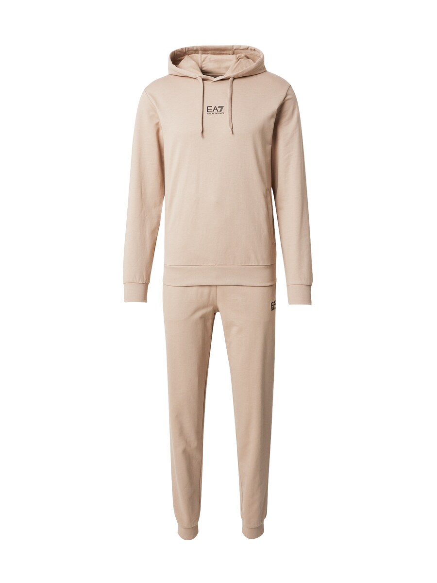 

Обычный спортивный костюм EA7 Emporio Armani, бежевый