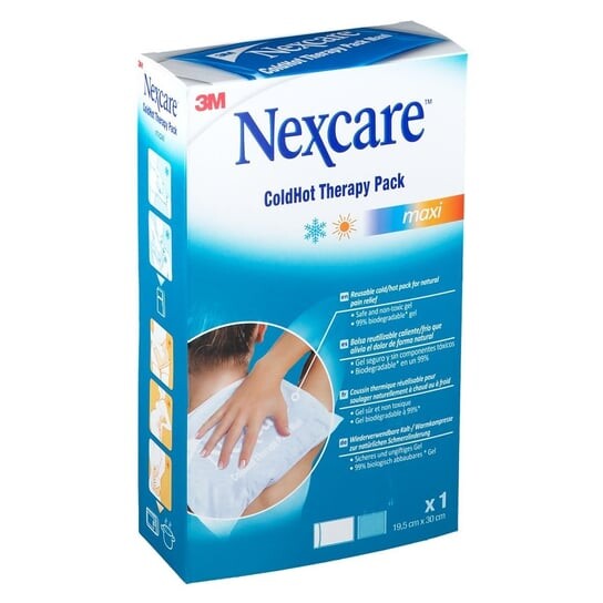

Nexcare ColdHot Maxi, гелевый компресс «горячо-холодно», 1,5 см x 30 см, 1 шт.