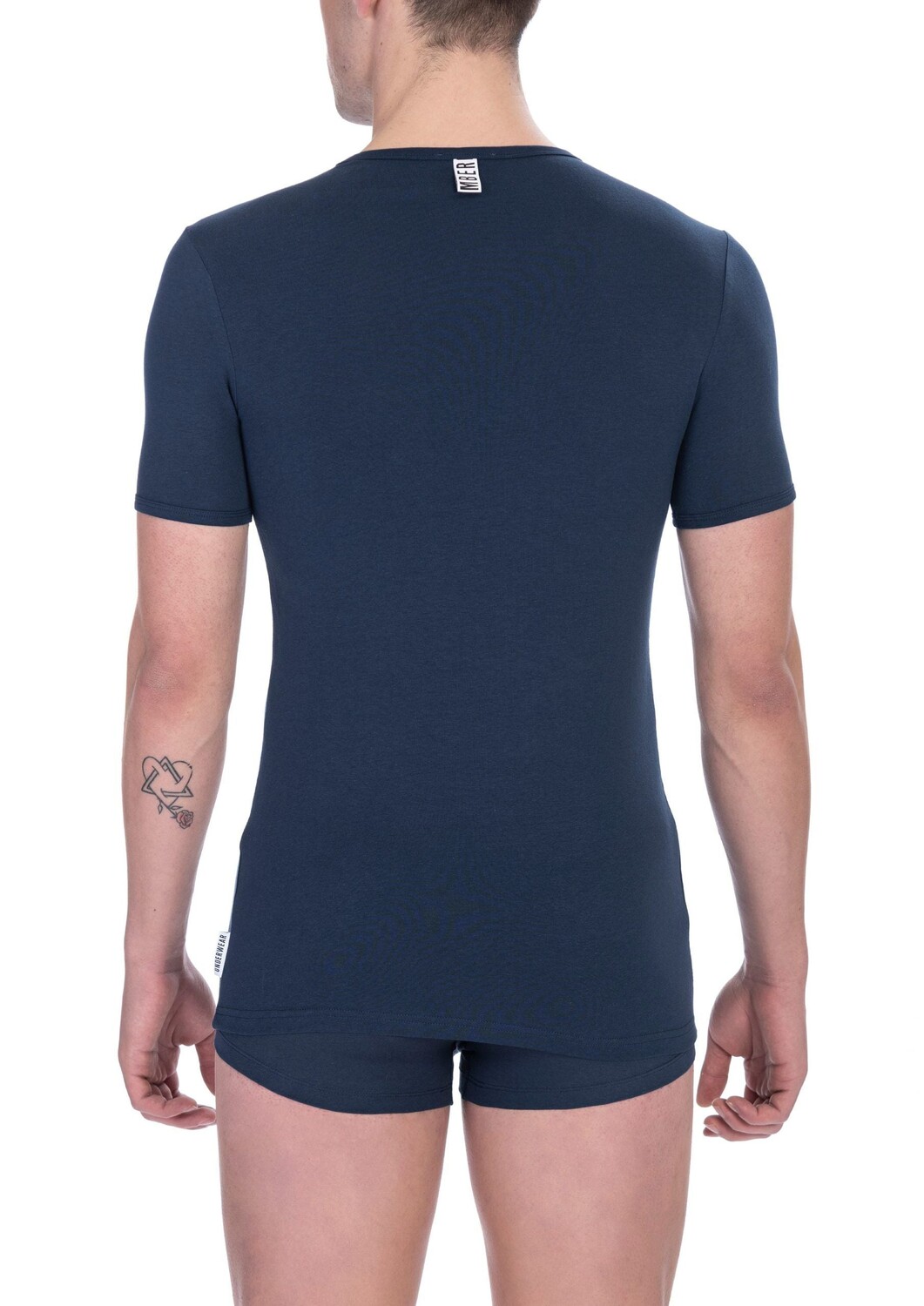 

Хлопковая мужская футболка Bikkembergs, синий