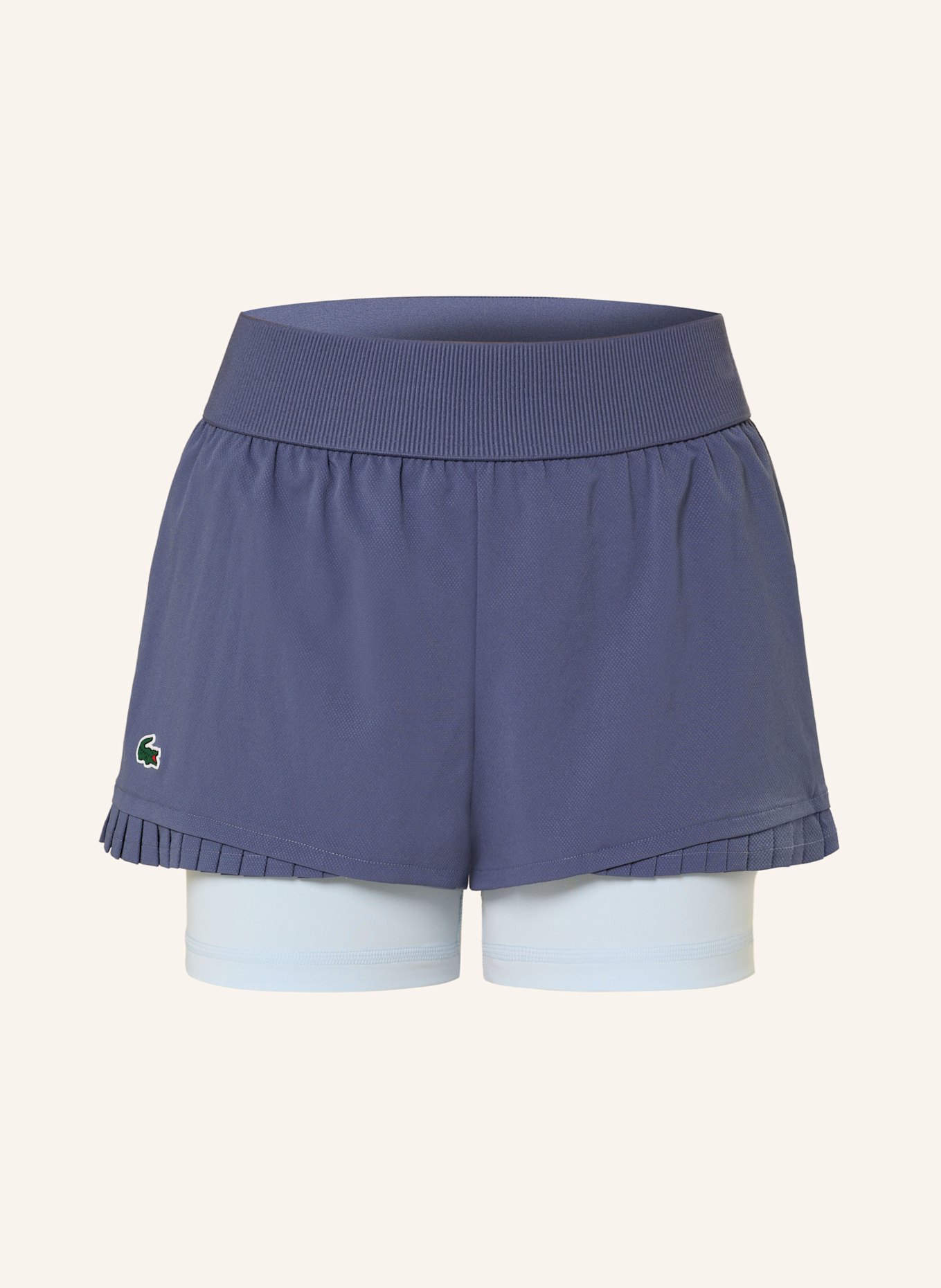 

Теннисные шорты 2 в 1 Lacoste, фиолетовый