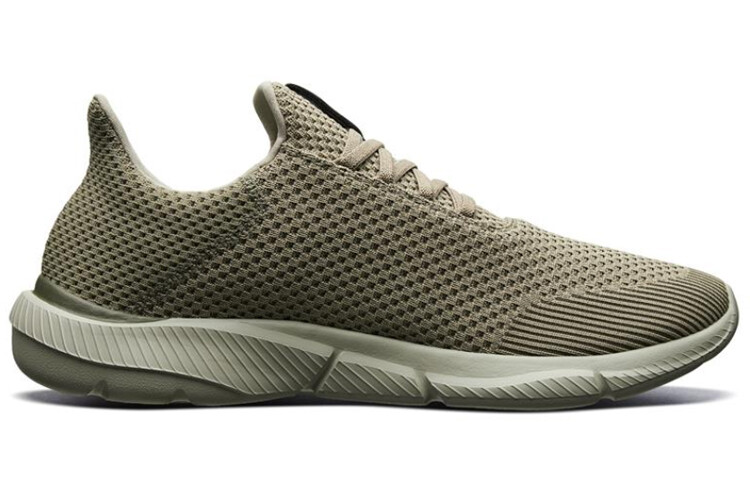 Кроссовки Ingram для бега мужские с низким верхом серо-коричневые Skechers — фото 2