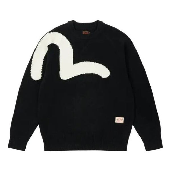 

Свитер x evisu seagull knit sweater 'black' Palace, черный