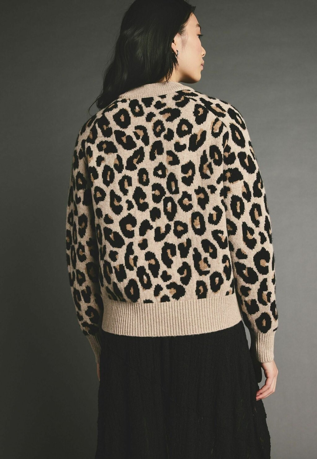 

Джемпер PATTERN CREW NECK REGULAR FIT Next, черный
