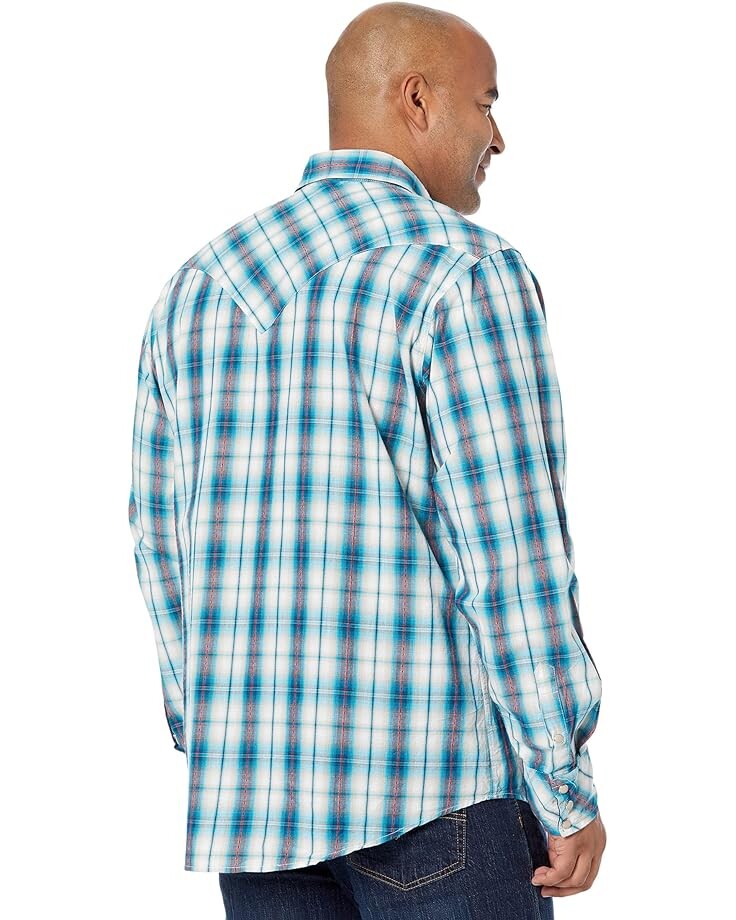 

Рубашка Roper Diamond Dobby Plaid Shirt, синий