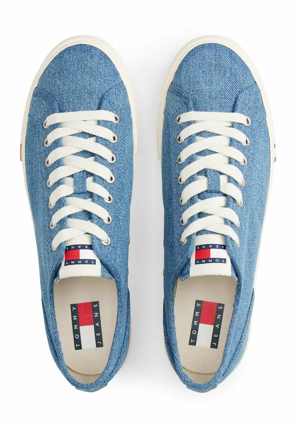 Архивные кроссовки с полосками флага Tommy Jeans, Denim — фото 3