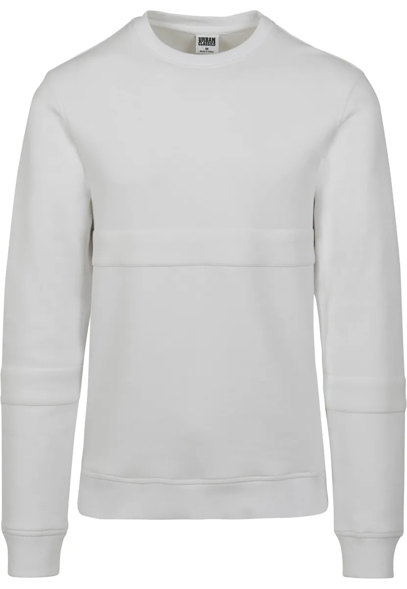 

Свитер с круглым вырезом URBAN CLASSICS " Urban Classics Men's Heavy Pique Crew", белый