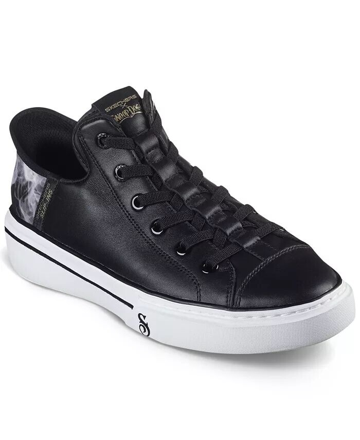 

Мужские повседневные кроссовки Snoop One Premium Leather Slip-Ins от Finish Line Skechers, черный