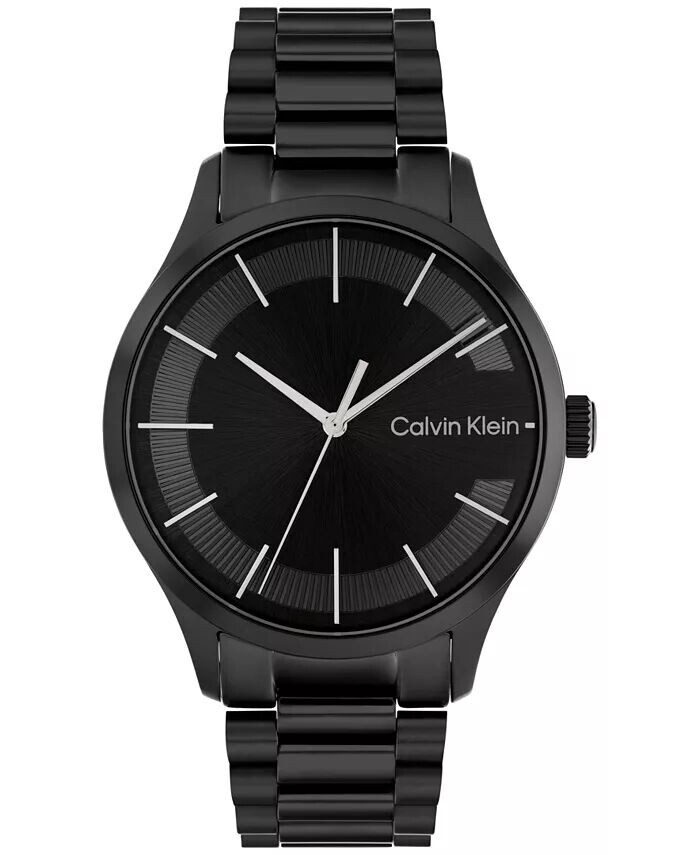 

Черные часы-браслет из нержавеющей стали 40 мм Calvin Klein
