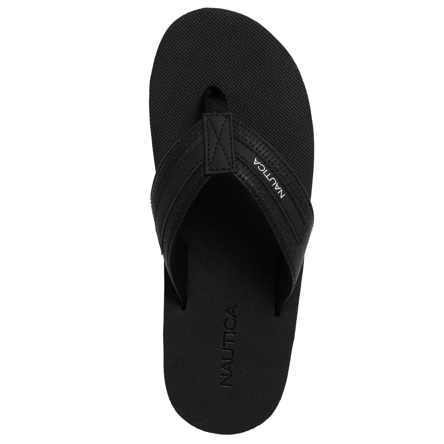 Nautica Mens Logo Flip-Flop, Rivet Grey — фото 2