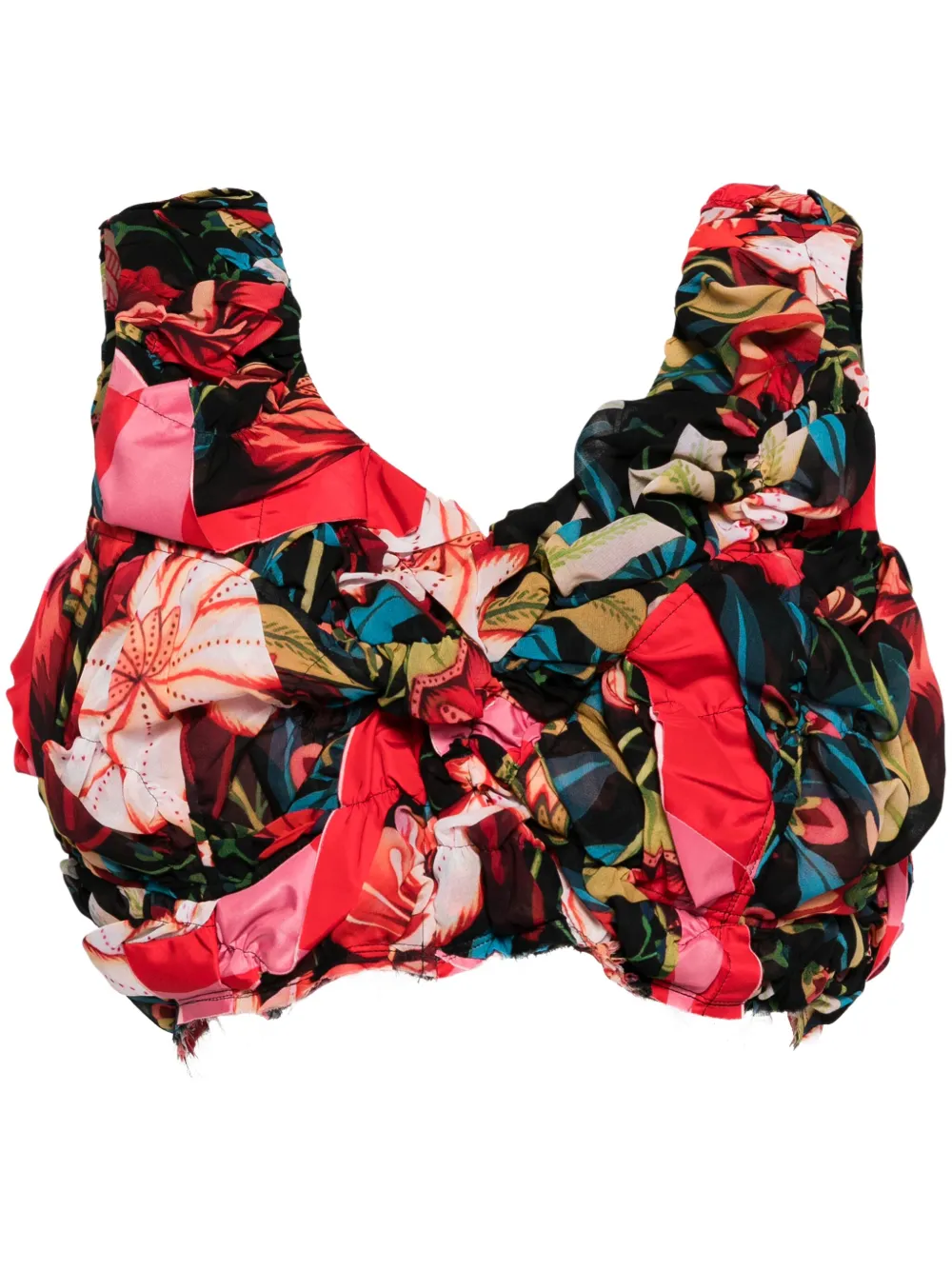 

Укороченный топ без рукавов COMME DES GARCONS, красный