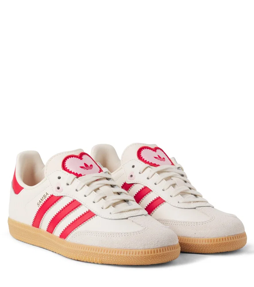 Кроссовки Samba OG с замшевой отделкой Adidas Originals Kids, белый