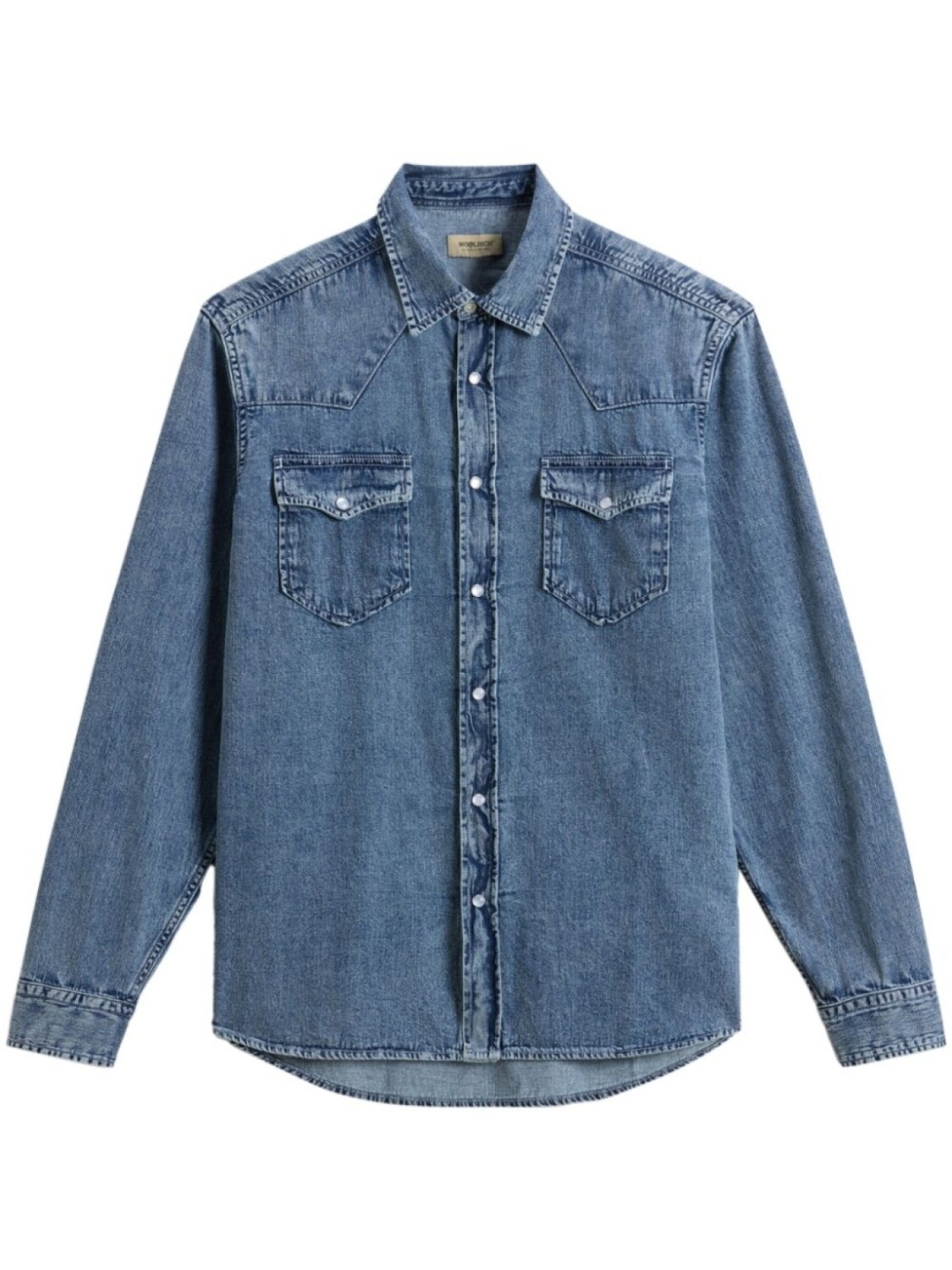 

Woolrich джинсовая рубашка, синий