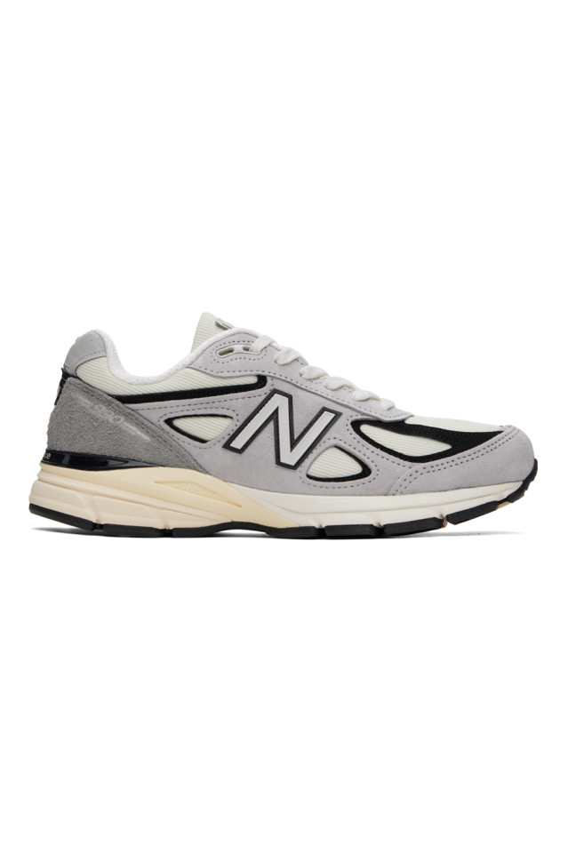

Сделано в США кроссовки 990v4 New Balance, серый