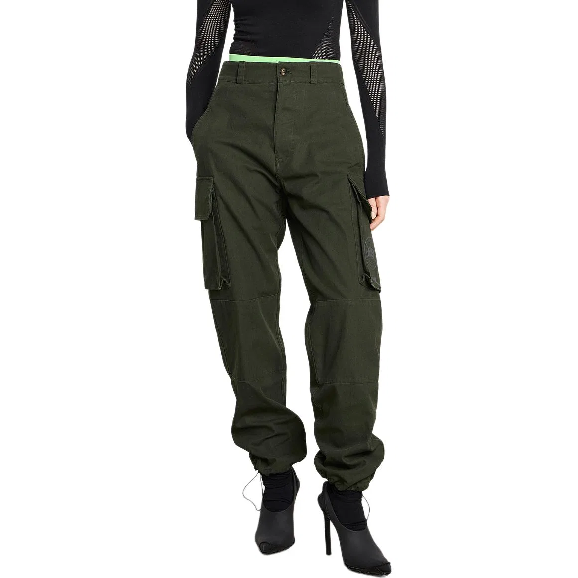 Карго штаны Canada Goose Army Khaki — фото 4